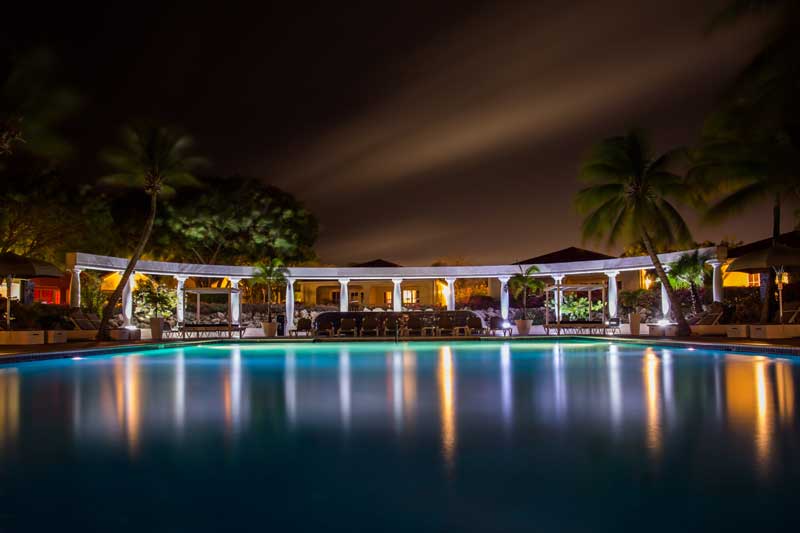 Resort Homes Group featured image pool at night